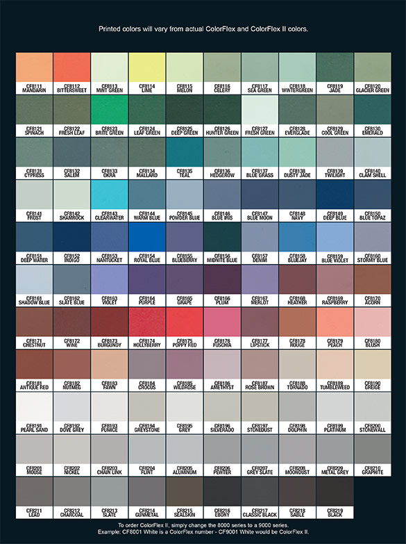 ColorFlex/ColorFlex II Standard Colors - Page 2