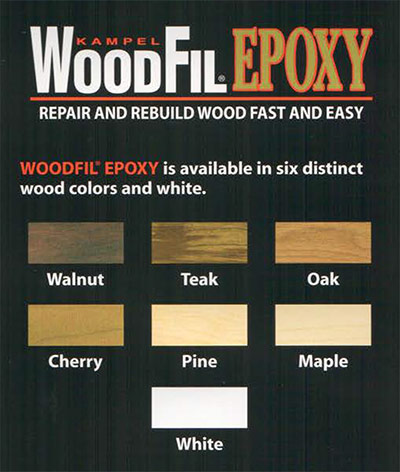 WoodFil EPOXY Standard Colors
